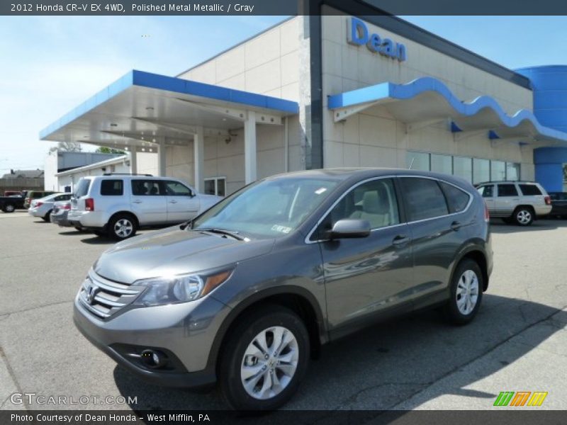 Polished Metal Metallic / Gray 2012 Honda CR-V EX 4WD