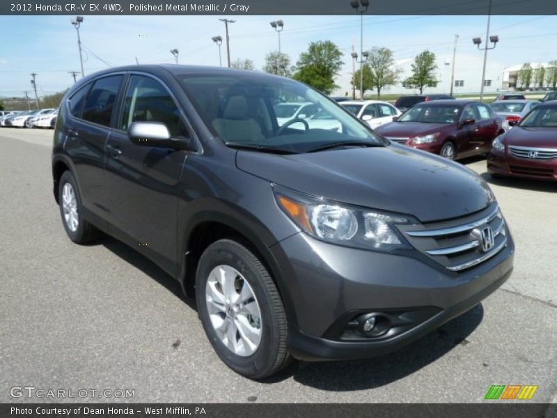 Polished Metal Metallic / Gray 2012 Honda CR-V EX 4WD