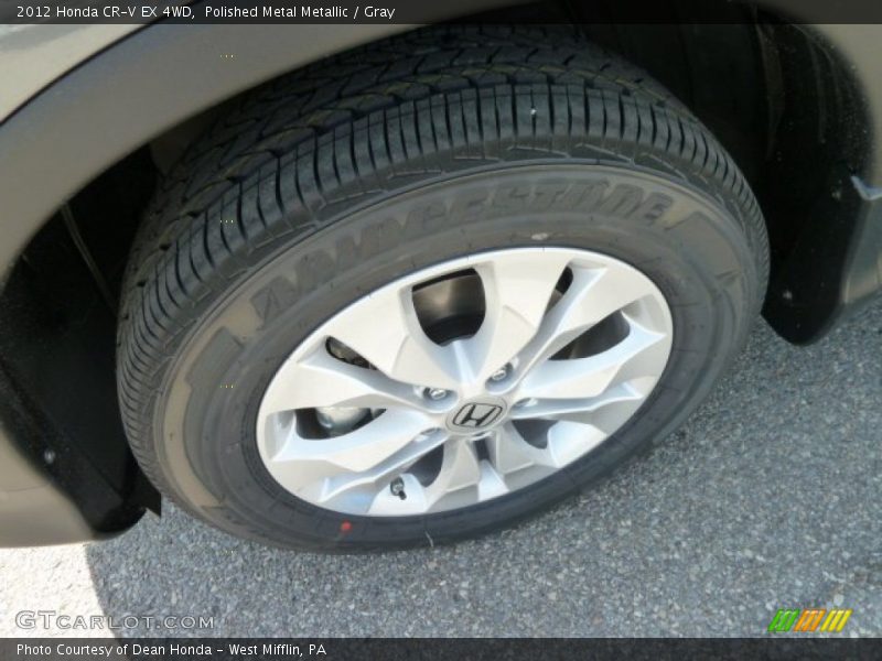 Polished Metal Metallic / Gray 2012 Honda CR-V EX 4WD