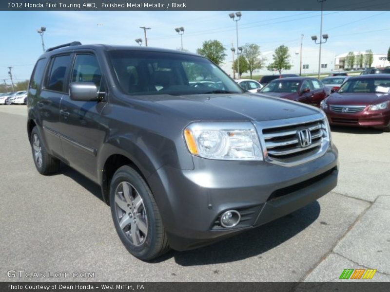 Polished Metal Metallic / Black 2012 Honda Pilot Touring 4WD