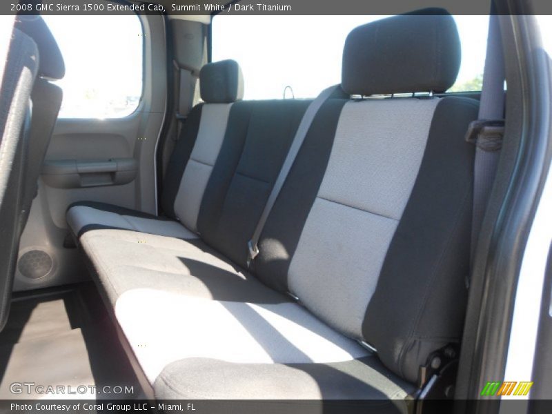 Summit White / Dark Titanium 2008 GMC Sierra 1500 Extended Cab