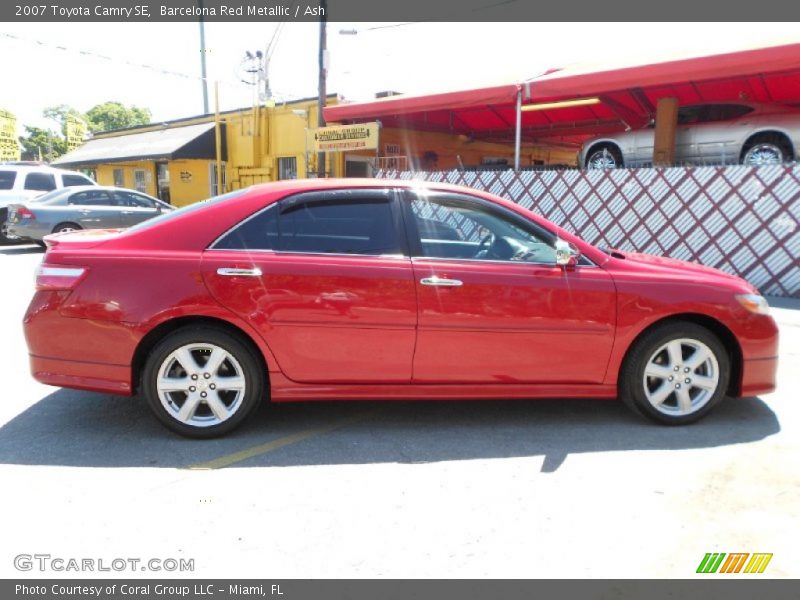 Barcelona Red Metallic / Ash 2007 Toyota Camry SE