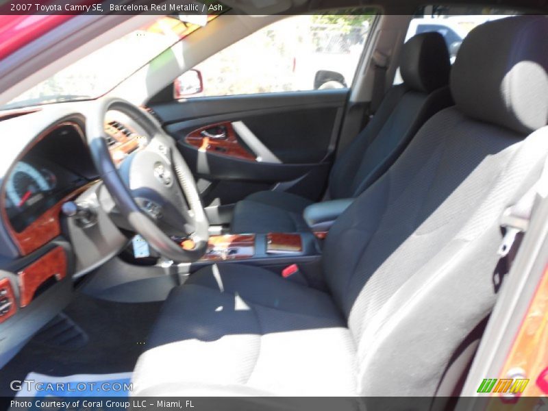 Barcelona Red Metallic / Ash 2007 Toyota Camry SE