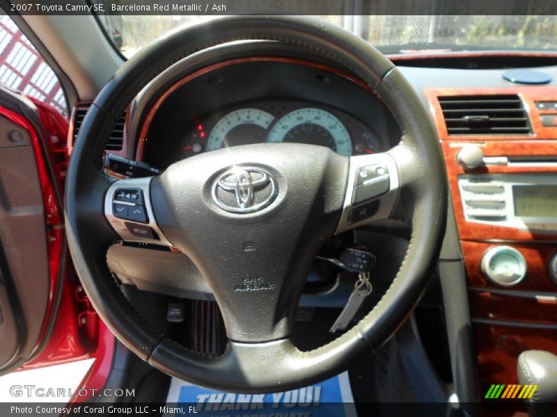 Barcelona Red Metallic / Ash 2007 Toyota Camry SE