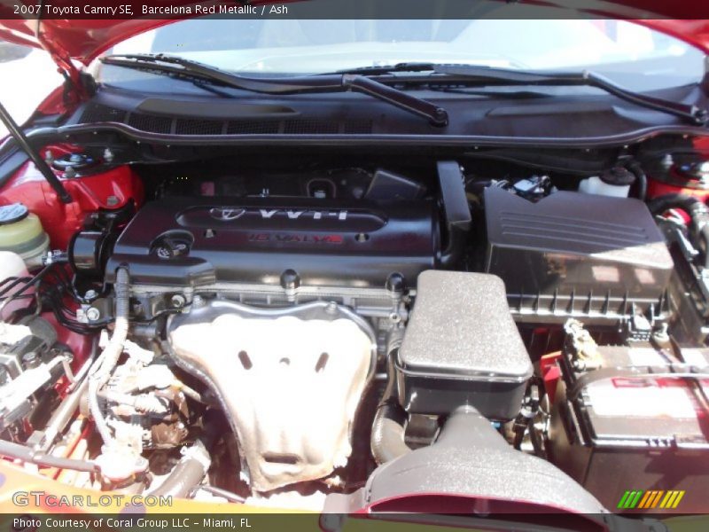Barcelona Red Metallic / Ash 2007 Toyota Camry SE