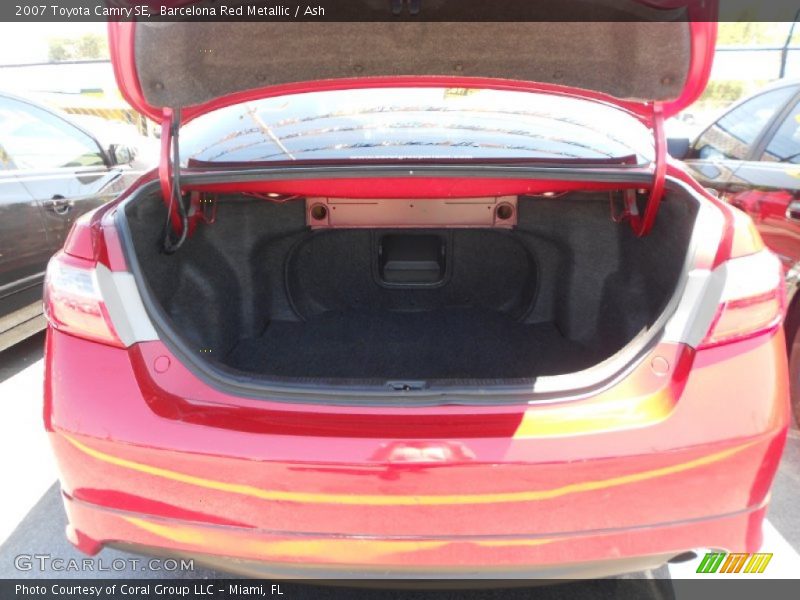 Barcelona Red Metallic / Ash 2007 Toyota Camry SE