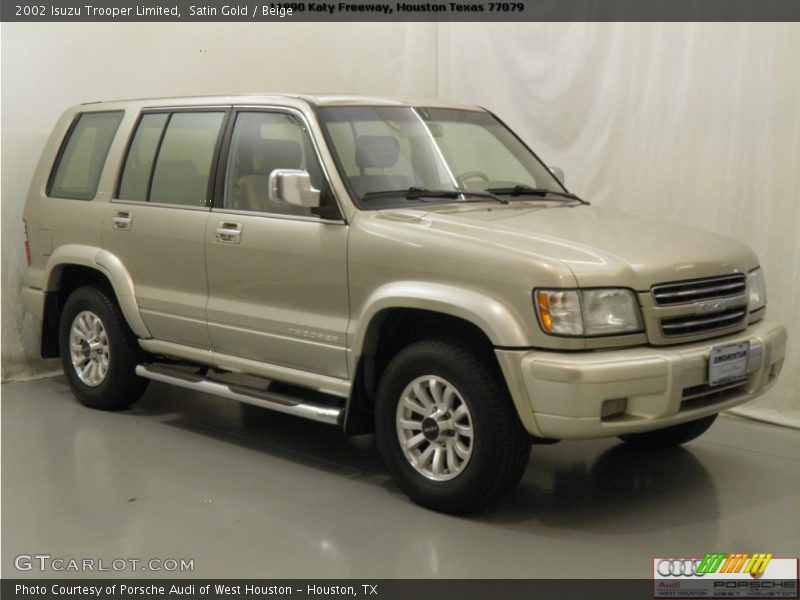 Satin Gold / Beige 2002 Isuzu Trooper Limited