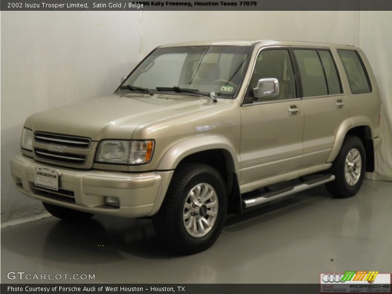 Satin Gold / Beige 2002 Isuzu Trooper Limited