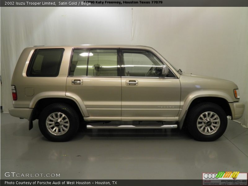 Satin Gold / Beige 2002 Isuzu Trooper Limited