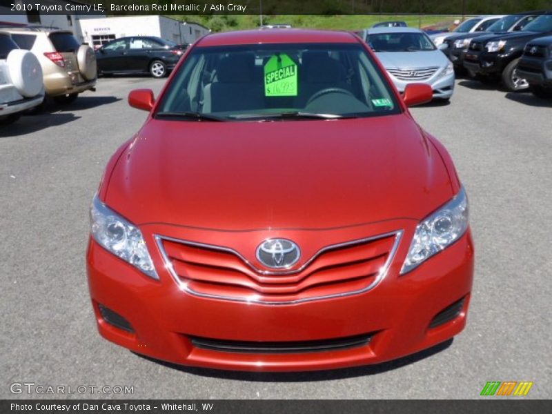 Barcelona Red Metallic / Ash Gray 2010 Toyota Camry LE