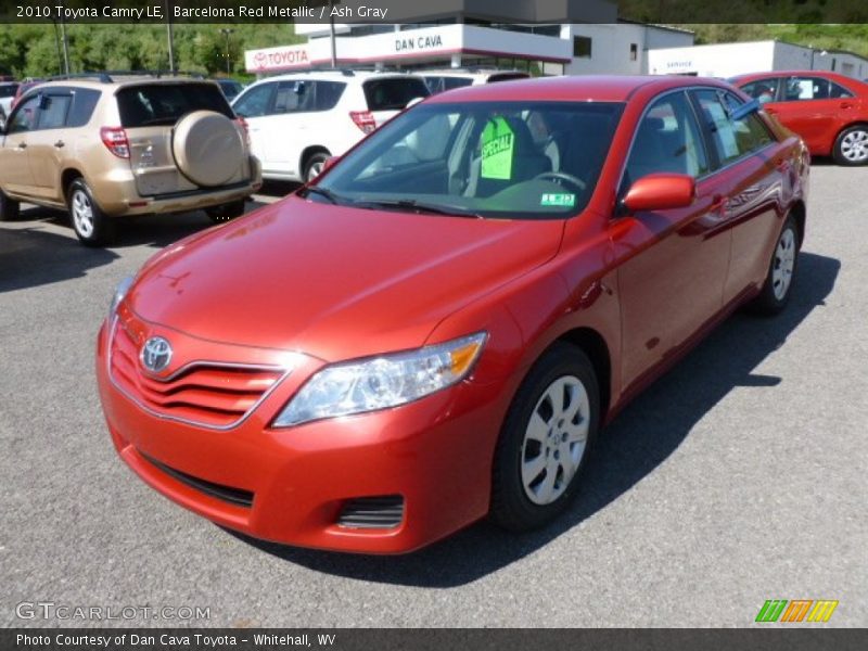 Barcelona Red Metallic / Ash Gray 2010 Toyota Camry LE