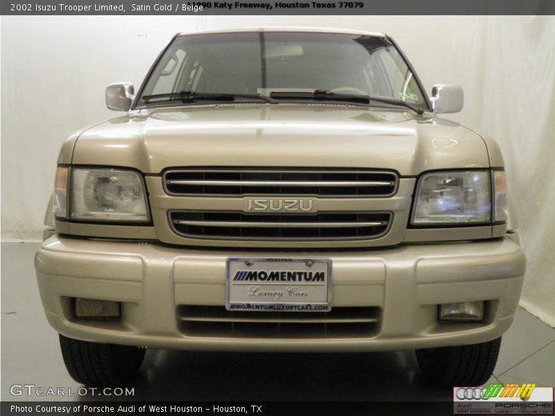 Satin Gold / Beige 2002 Isuzu Trooper Limited