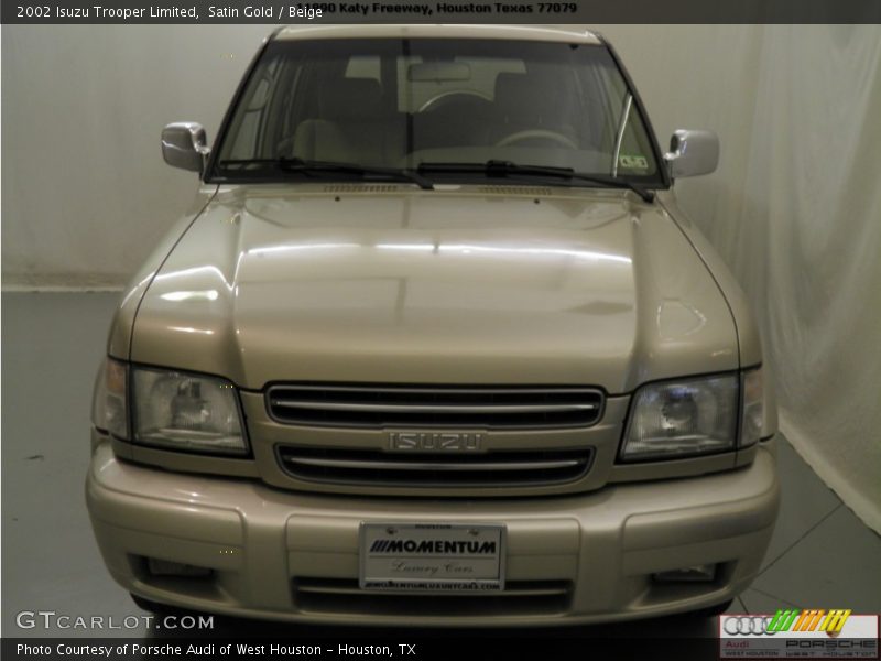 Satin Gold / Beige 2002 Isuzu Trooper Limited