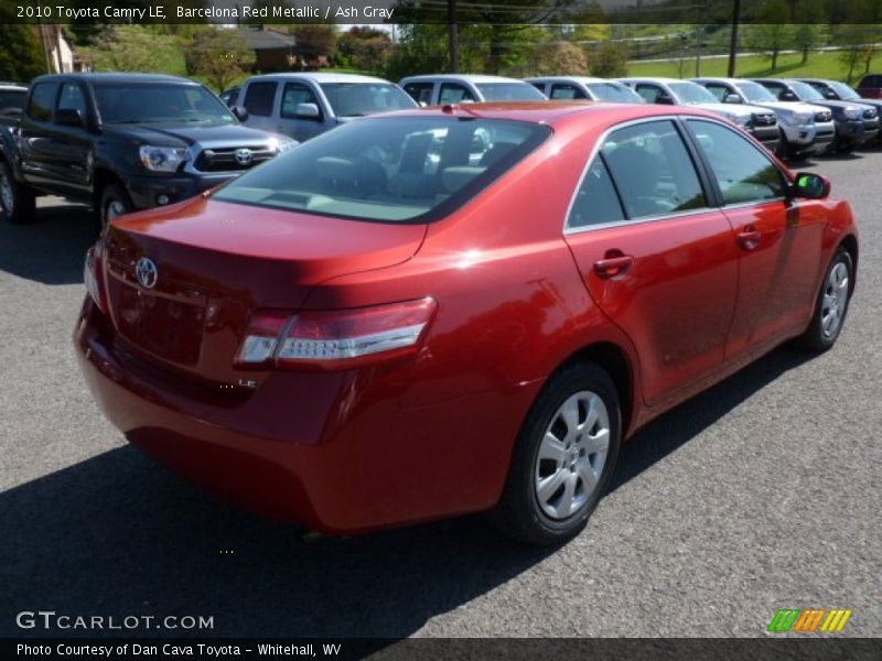 Barcelona Red Metallic / Ash Gray 2010 Toyota Camry LE