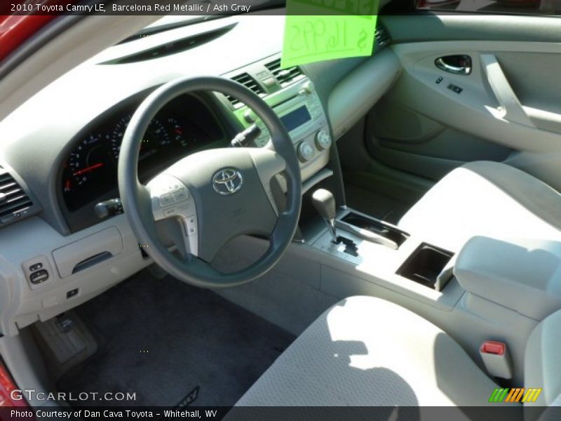 Barcelona Red Metallic / Ash Gray 2010 Toyota Camry LE
