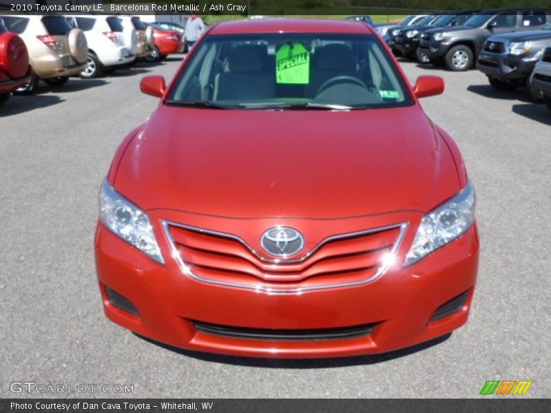 Barcelona Red Metallic / Ash Gray 2010 Toyota Camry LE