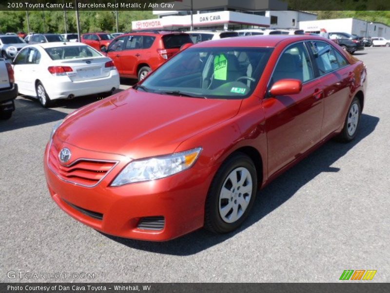 Barcelona Red Metallic / Ash Gray 2010 Toyota Camry LE