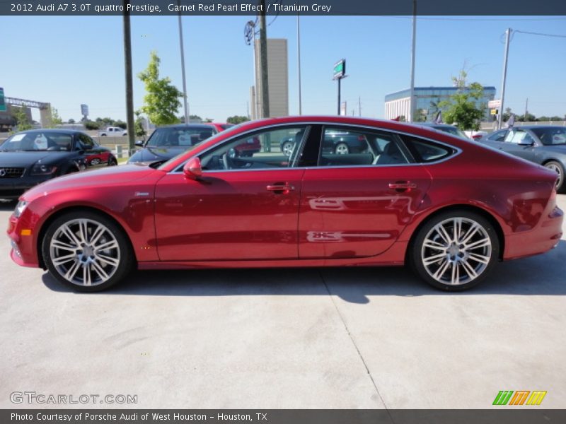  2012 A7 3.0T quattro Prestige Garnet Red Pearl Effect