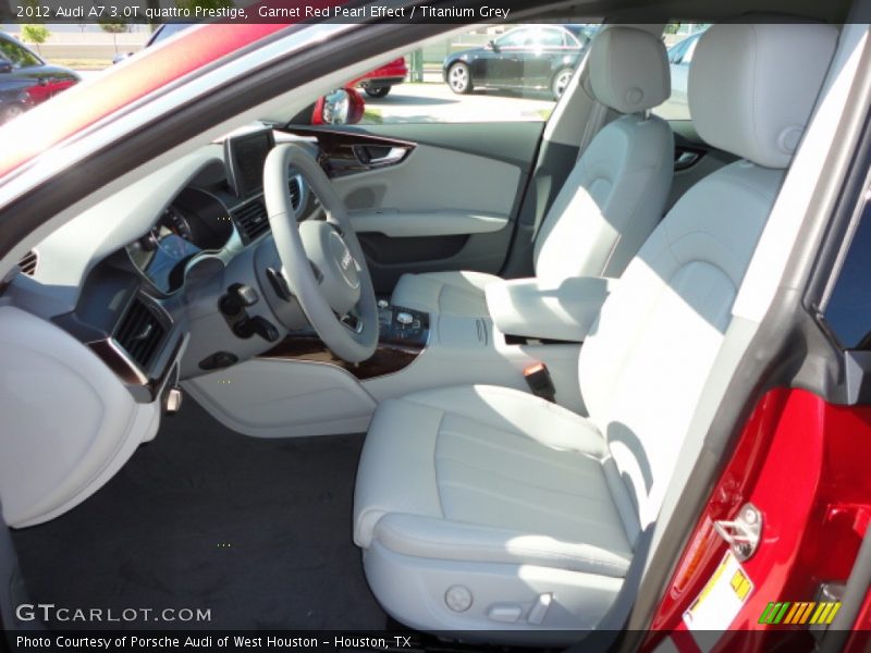  2012 A7 3.0T quattro Prestige Titanium Grey Interior