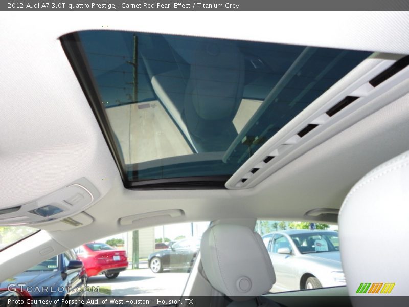 Garnet Red Pearl Effect / Titanium Grey 2012 Audi A7 3.0T quattro Prestige