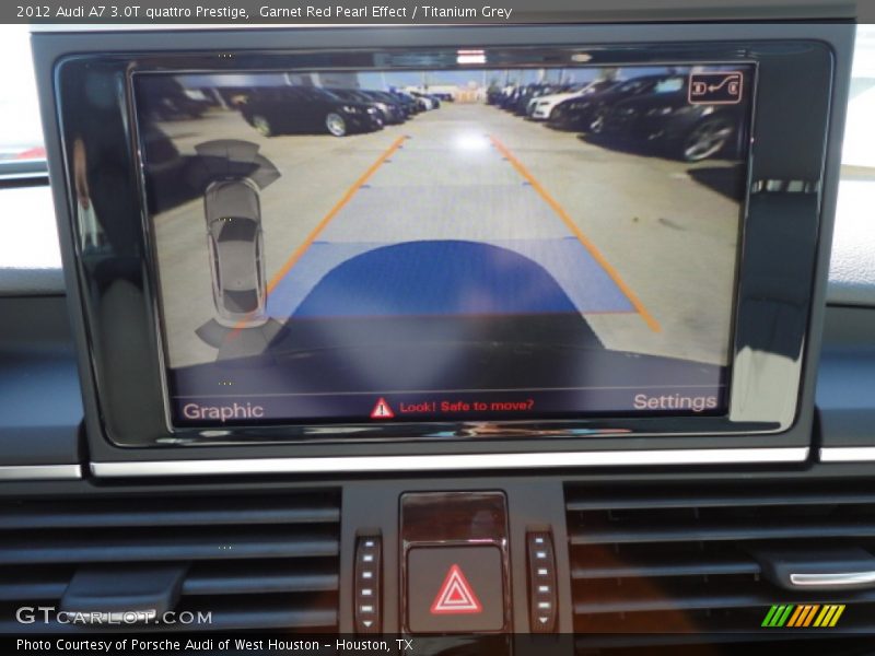 Garnet Red Pearl Effect / Titanium Grey 2012 Audi A7 3.0T quattro Prestige
