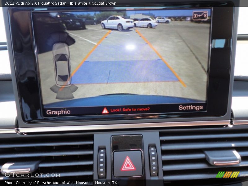 Ibis White / Nougat Brown 2012 Audi A6 3.0T quattro Sedan