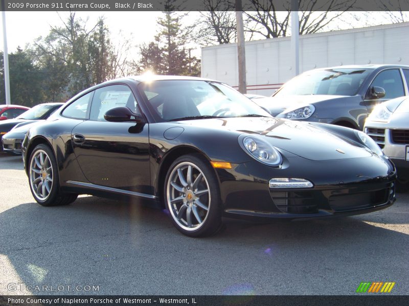 Black / Black 2009 Porsche 911 Carrera Coupe