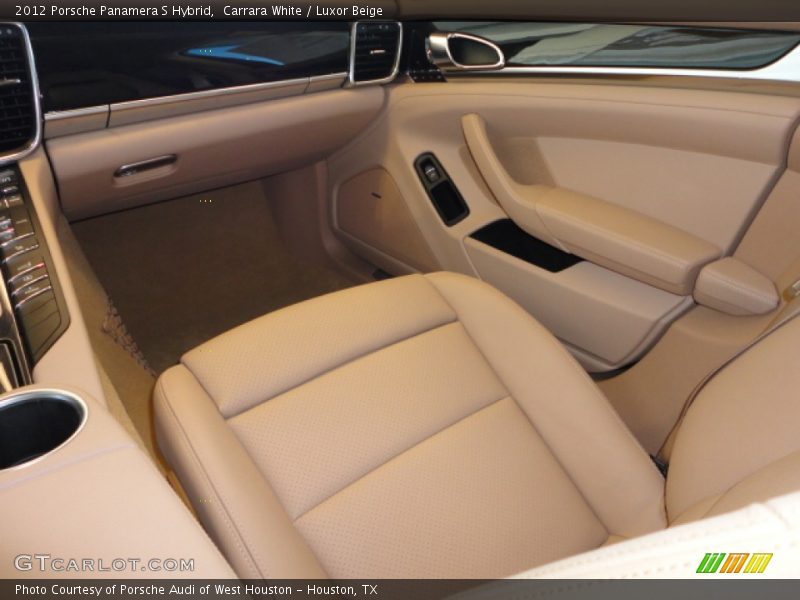 Carrara White / Luxor Beige 2012 Porsche Panamera S Hybrid