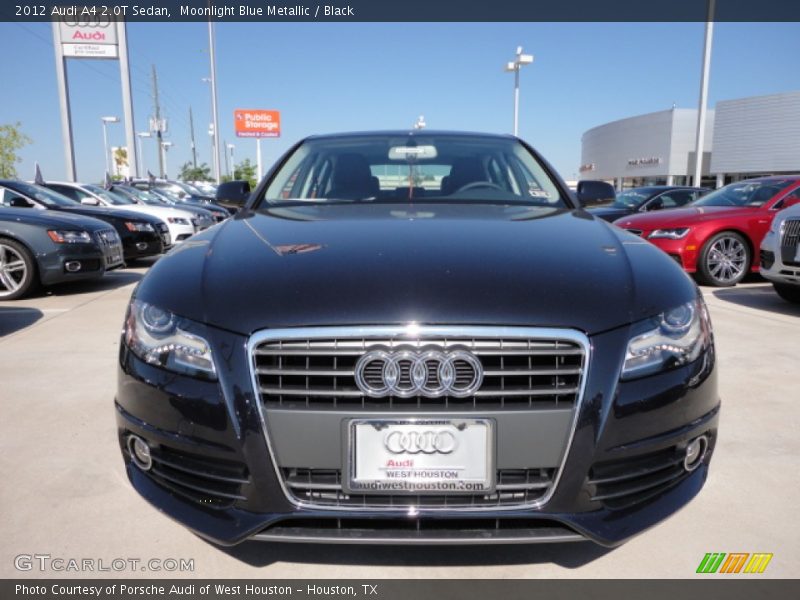 Moonlight Blue Metallic / Black 2012 Audi A4 2.0T Sedan