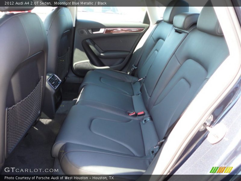 Moonlight Blue Metallic / Black 2012 Audi A4 2.0T Sedan