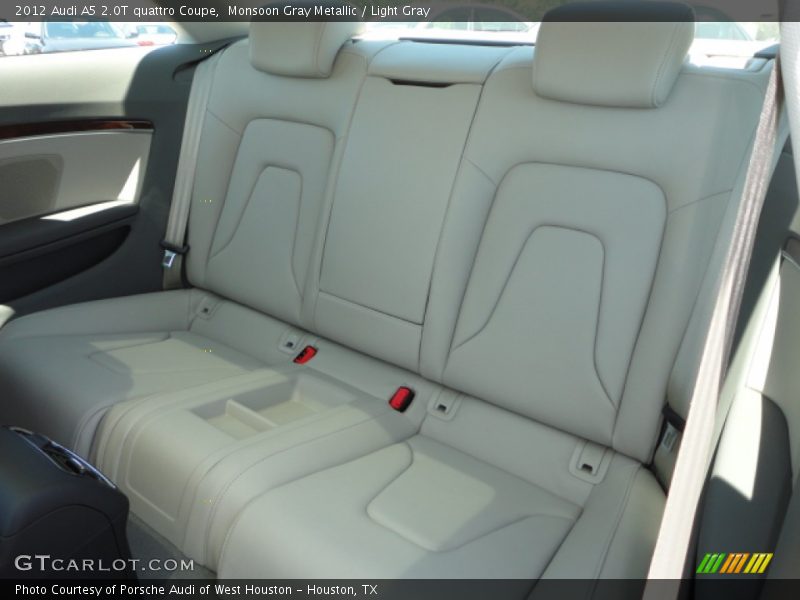 Monsoon Gray Metallic / Light Gray 2012 Audi A5 2.0T quattro Coupe