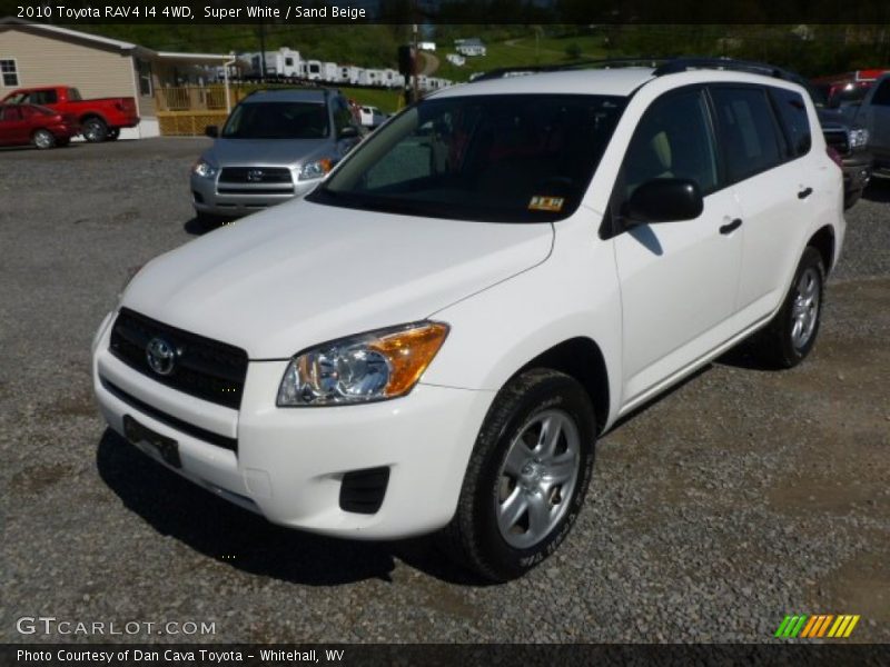 Super White / Sand Beige 2010 Toyota RAV4 I4 4WD