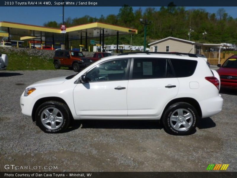 Super White / Sand Beige 2010 Toyota RAV4 I4 4WD