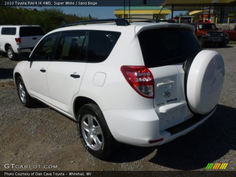 Super White / Sand Beige 2010 Toyota RAV4 I4 4WD