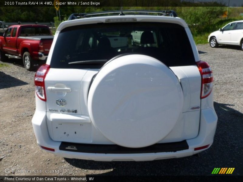 Super White / Sand Beige 2010 Toyota RAV4 I4 4WD