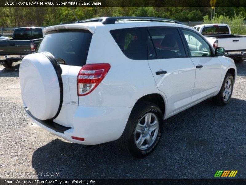 Super White / Sand Beige 2010 Toyota RAV4 I4 4WD