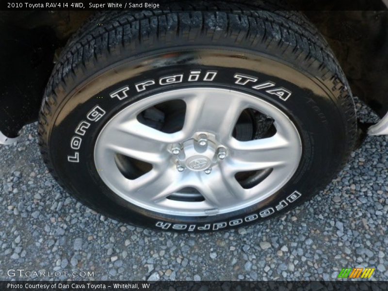 Super White / Sand Beige 2010 Toyota RAV4 I4 4WD