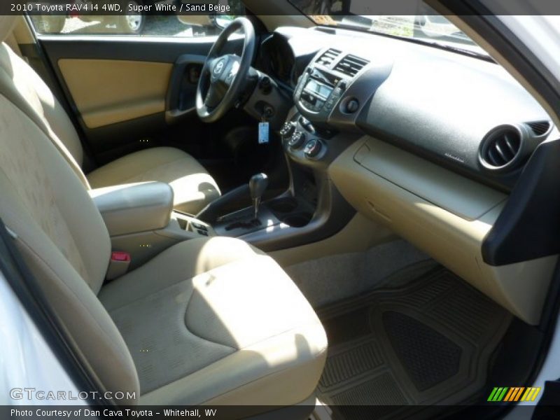 Super White / Sand Beige 2010 Toyota RAV4 I4 4WD