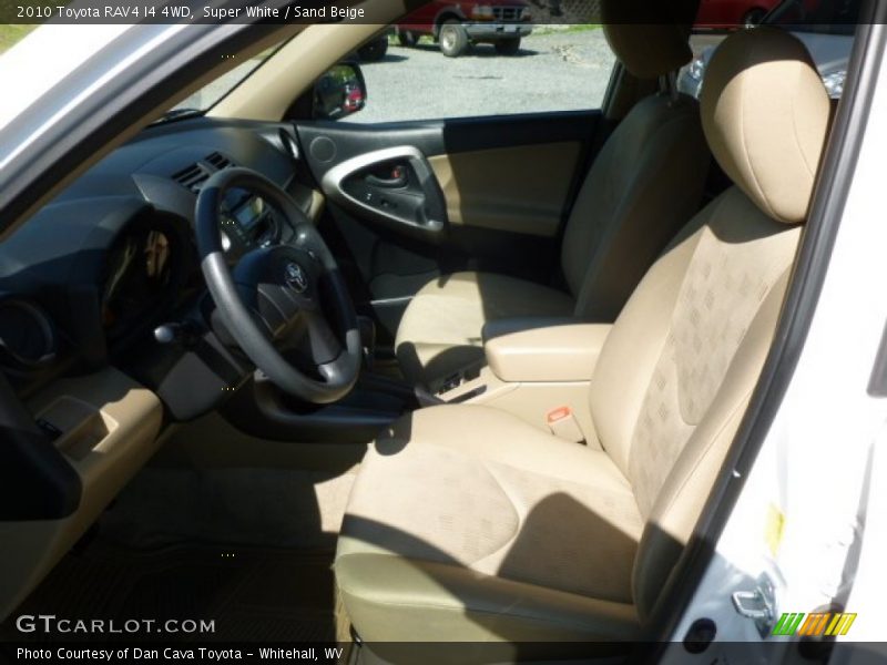 Super White / Sand Beige 2010 Toyota RAV4 I4 4WD