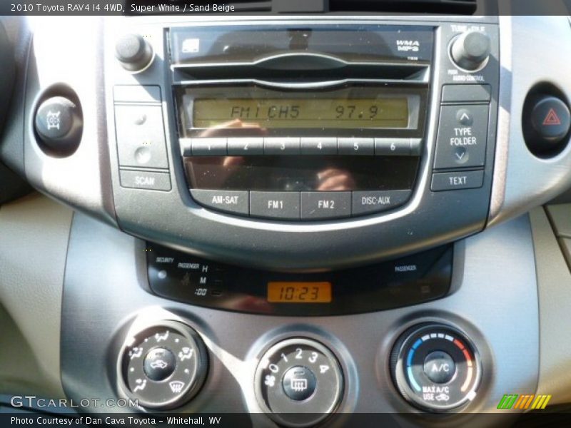 Super White / Sand Beige 2010 Toyota RAV4 I4 4WD