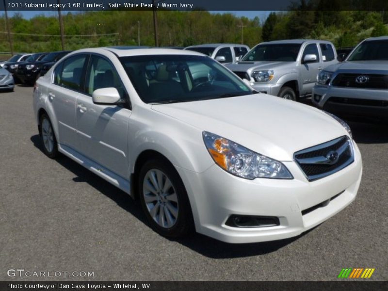 Satin White Pearl / Warm Ivory 2011 Subaru Legacy 3.6R Limited