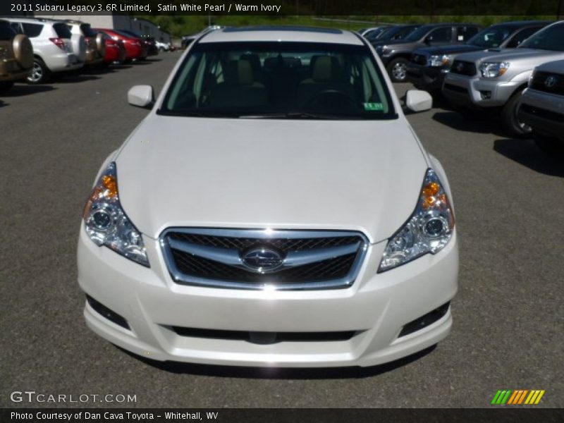 Satin White Pearl / Warm Ivory 2011 Subaru Legacy 3.6R Limited