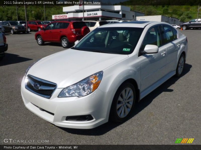 Satin White Pearl / Warm Ivory 2011 Subaru Legacy 3.6R Limited