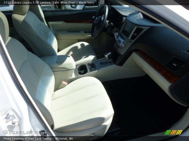 Satin White Pearl / Warm Ivory 2011 Subaru Legacy 3.6R Limited