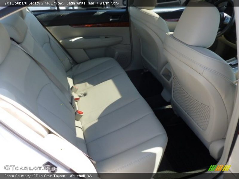 Satin White Pearl / Warm Ivory 2011 Subaru Legacy 3.6R Limited