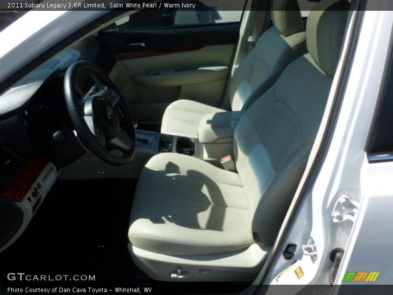 Satin White Pearl / Warm Ivory 2011 Subaru Legacy 3.6R Limited
