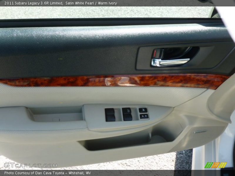 Satin White Pearl / Warm Ivory 2011 Subaru Legacy 3.6R Limited