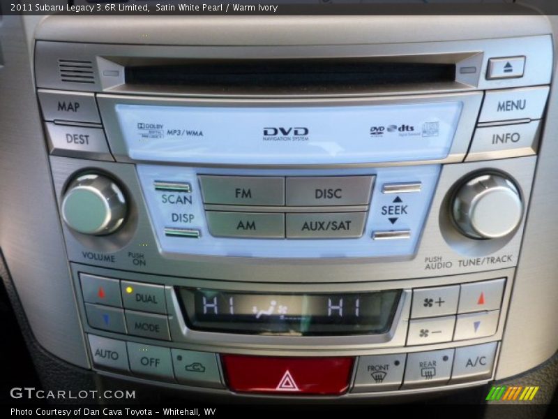 Satin White Pearl / Warm Ivory 2011 Subaru Legacy 3.6R Limited