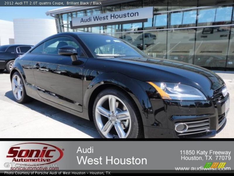 Brilliant Black / Black 2012 Audi TT 2.0T quattro Coupe
