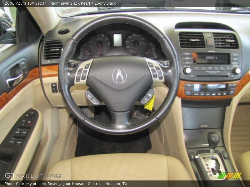 Nighthawk Black Pearl / Ebony Black 2006 Acura TSX Sedan
